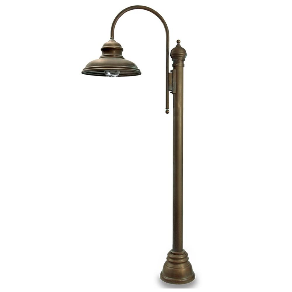 klasszikus antikolt rez kandelaber kerti kulteri kerti lampa vilagitas moretti luce vintage mediterran vizallo ip44 1735.t.ar magas antikolt regies balaton nyaralo kerti lampak lameridiana.jpg